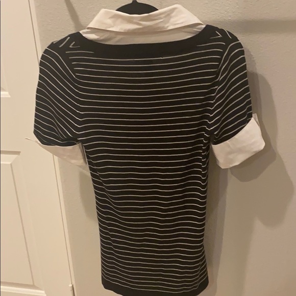 INC Short sleeve silk sweater - Picture 2 of 4